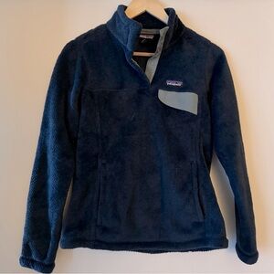 PATAGONIA Women's Re-Tool Snap-T Polartec Fleece Pullover - Blue (S)